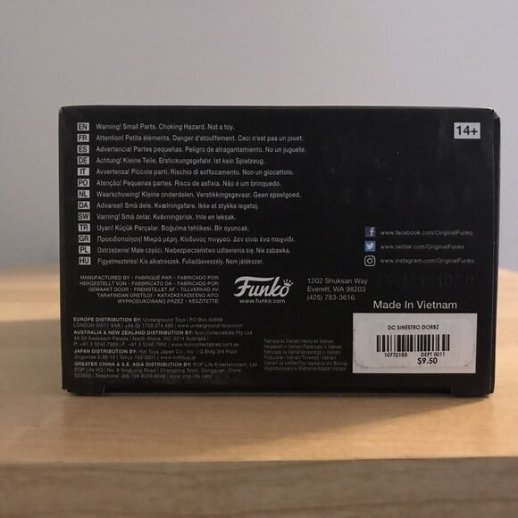 3/$20 Funko Dorbz Sinestro #251 DC Super Heroes Vinyl Collection Purple Figure - Picture 5 of 6